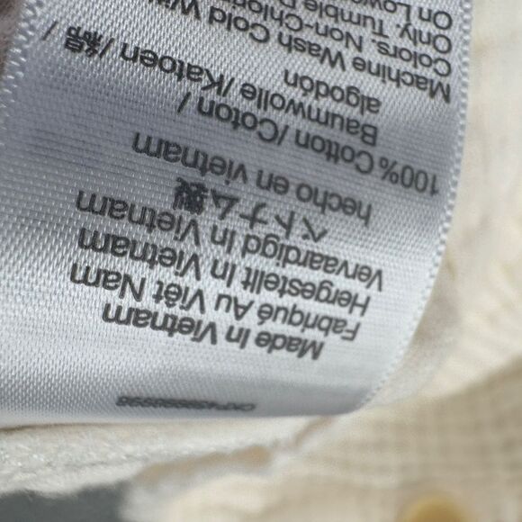 Madewell Cream Gauze Short-Sleeve Pocket Top - Picture 9 of 11